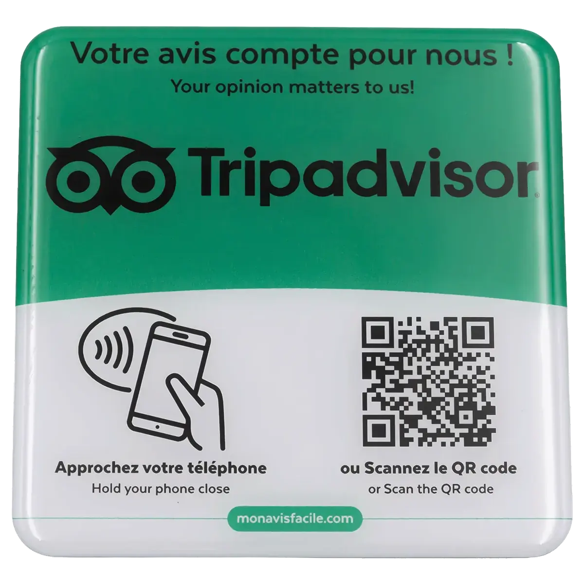 Plaque TripAdvisor
